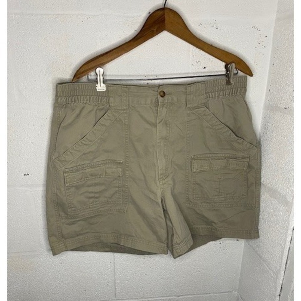 Flyers Khaki Cargo Shorts, Size 38